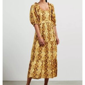 Anthropologie- Faithful the Brand Midi Dress (size M)
